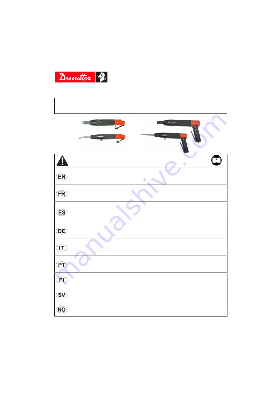 Desoutter B16BV Manual Download Page 1