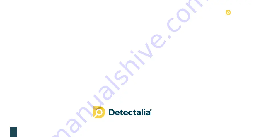 Detectalia V100 User Manual Download Page 32