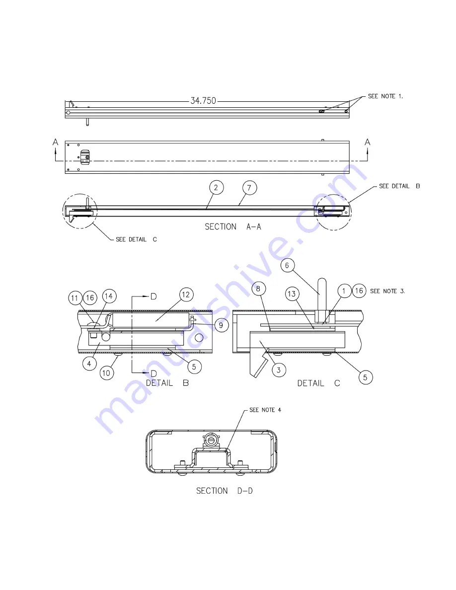 Detecto STRETCHER SCALE 8500 Service Manual Download Page 21