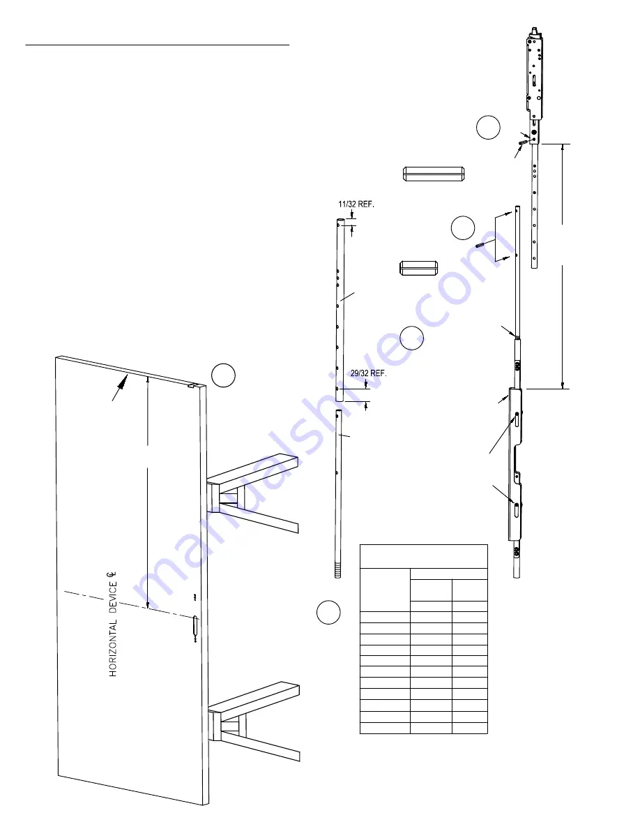 Detex ADVANTEX 62 Series Installation Instructions Manual Download Page 7