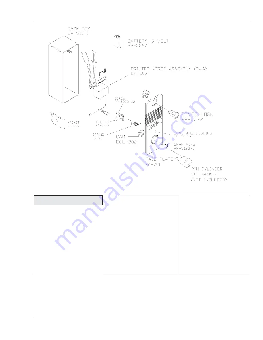 Detex EA-500 Installation Instructions Download Page 2