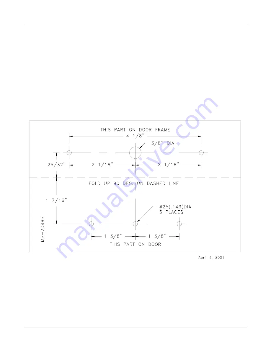 Detex MS-2049S Installation Instructions Download Page 2