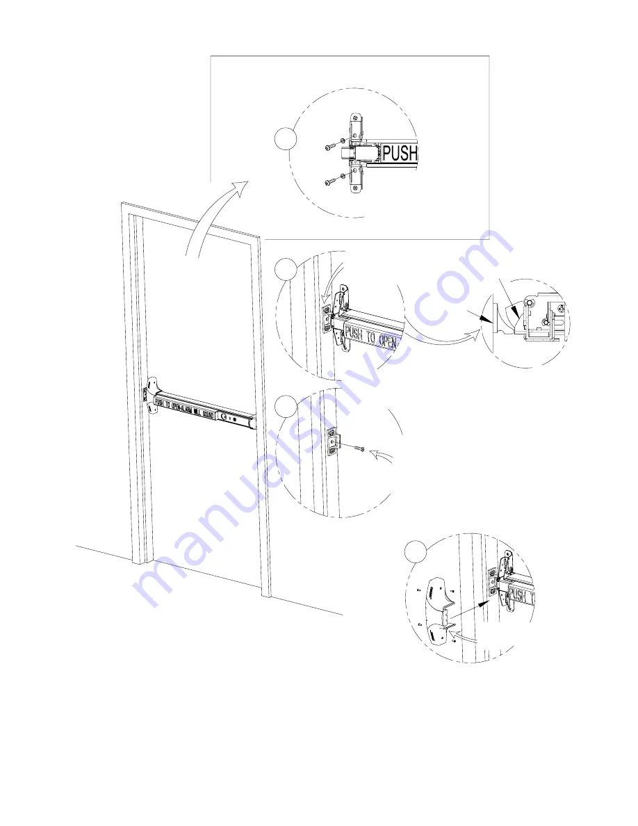 Detex VALUE SERIES EH Installation Instructions Manual Download Page 9