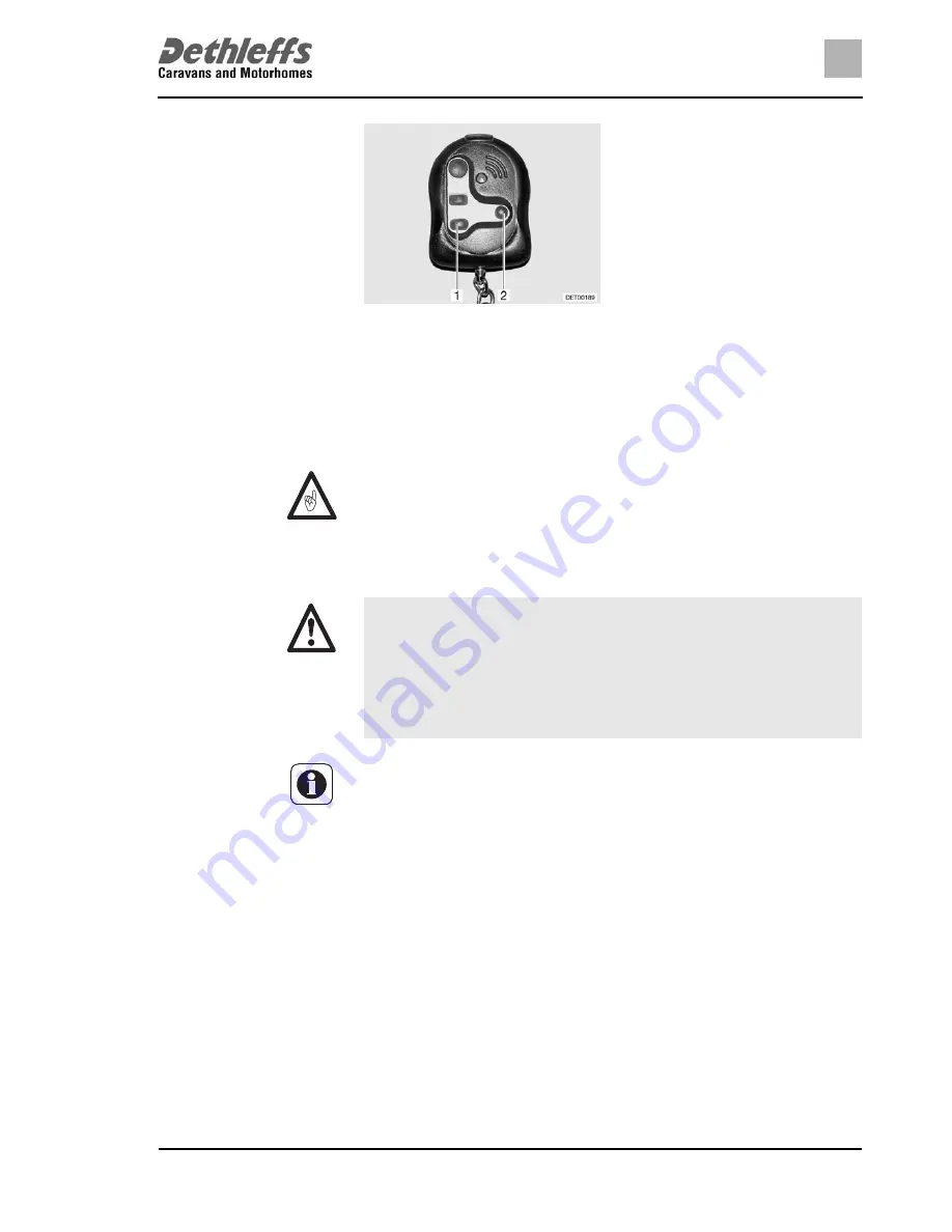 Dethleffs 2006 Globetrotter XXL Instruction Manual Download Page 35