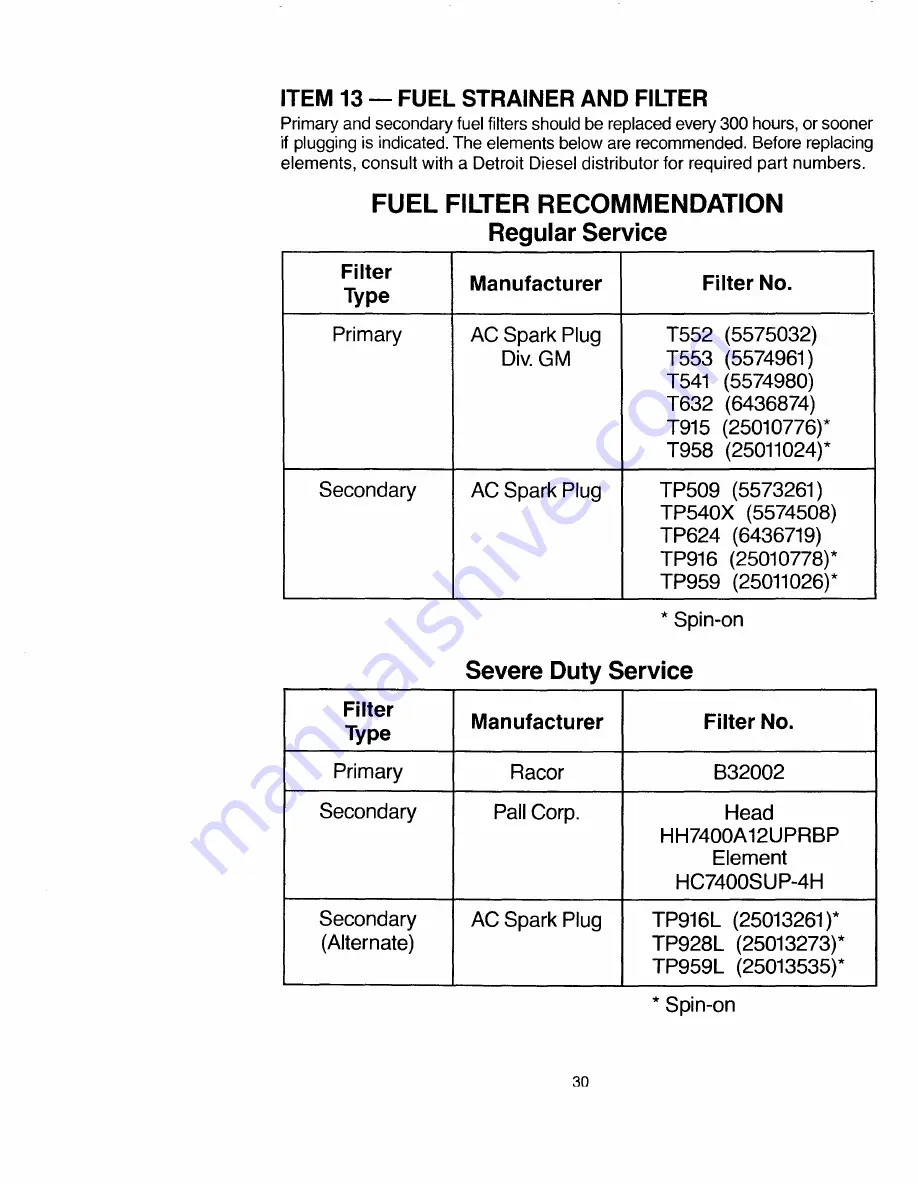 Detroit Diesel 53 Series Operator'S Manual Download Page 33