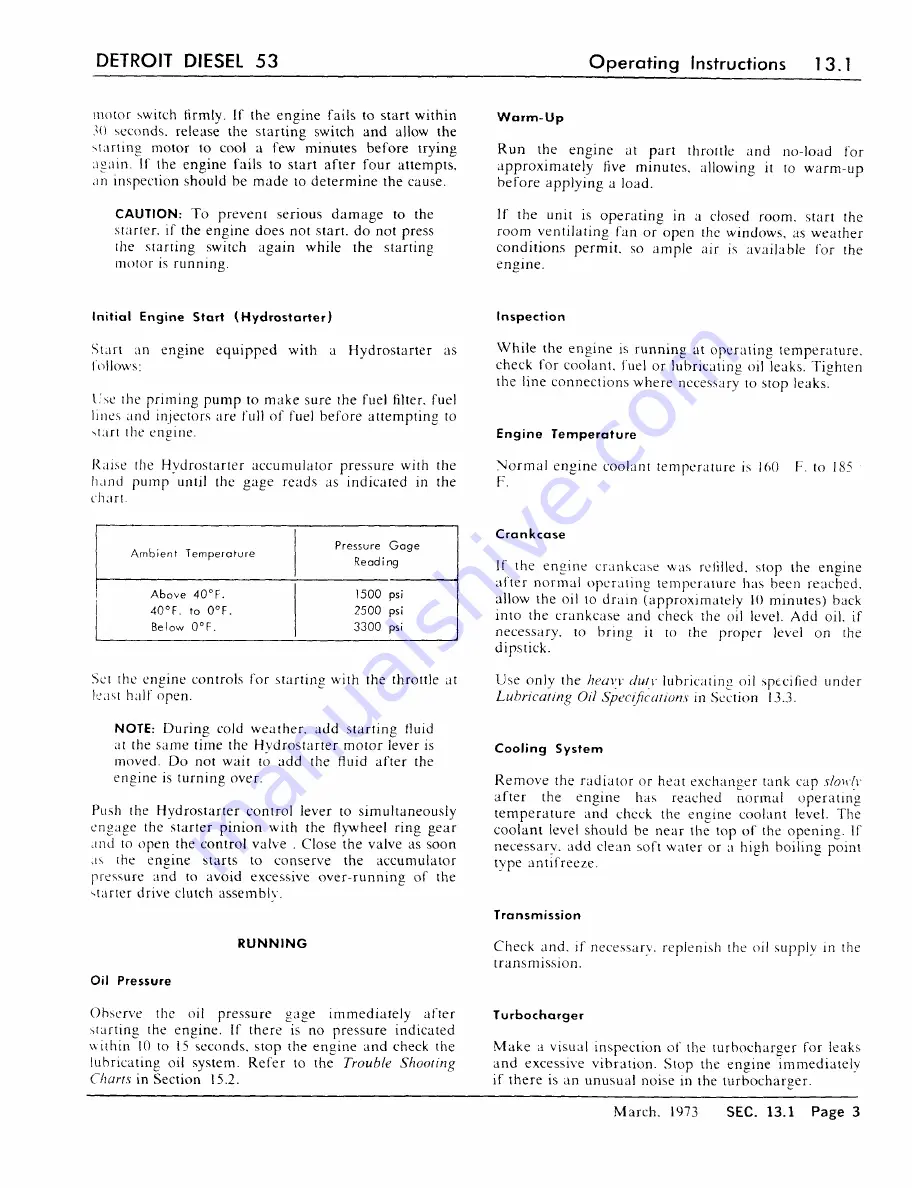 Detroit Diesel 53 Series Service Manual Download Page 40