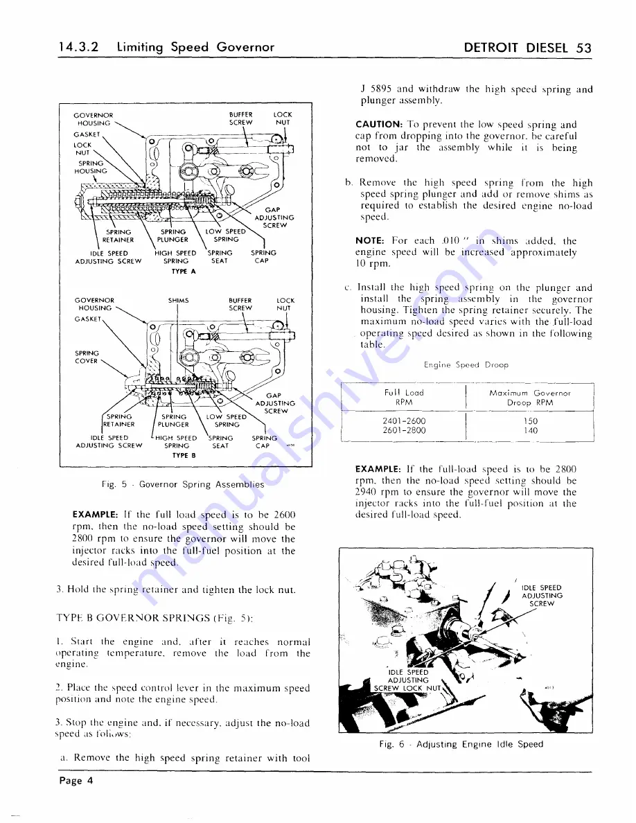 Detroit Diesel 53 Series Service Manual Download Page 74