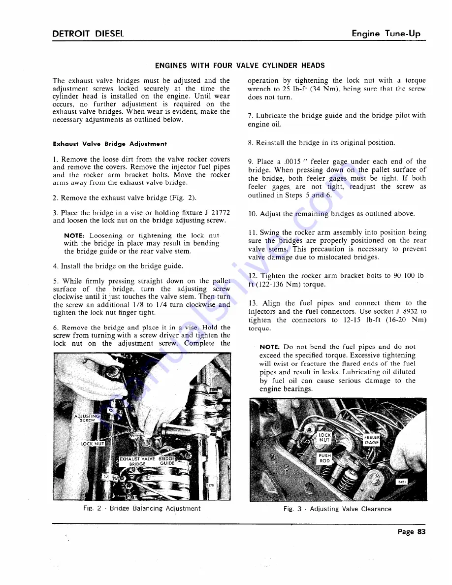 Detroit Diesel V 71 Series Скачать руководство пользователя страница 83