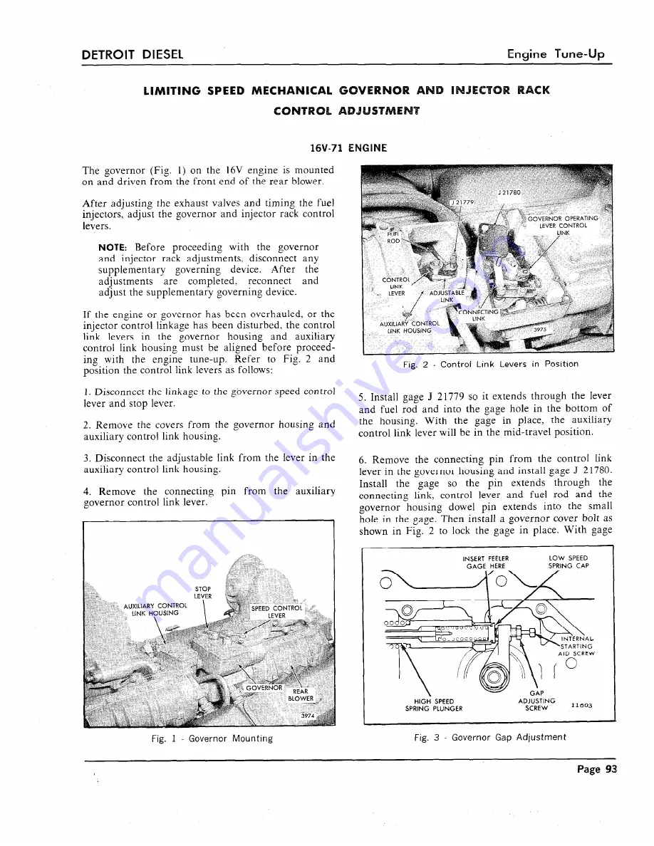 Detroit Diesel V 71 Series Operator'S Manual Download Page 93