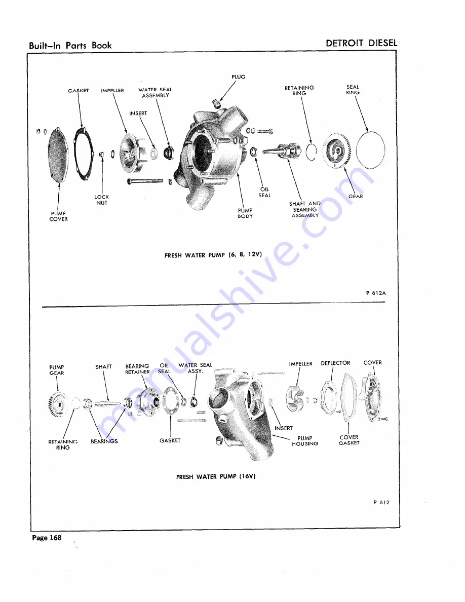 Detroit Diesel V 71 Series Скачать руководство пользователя страница 168