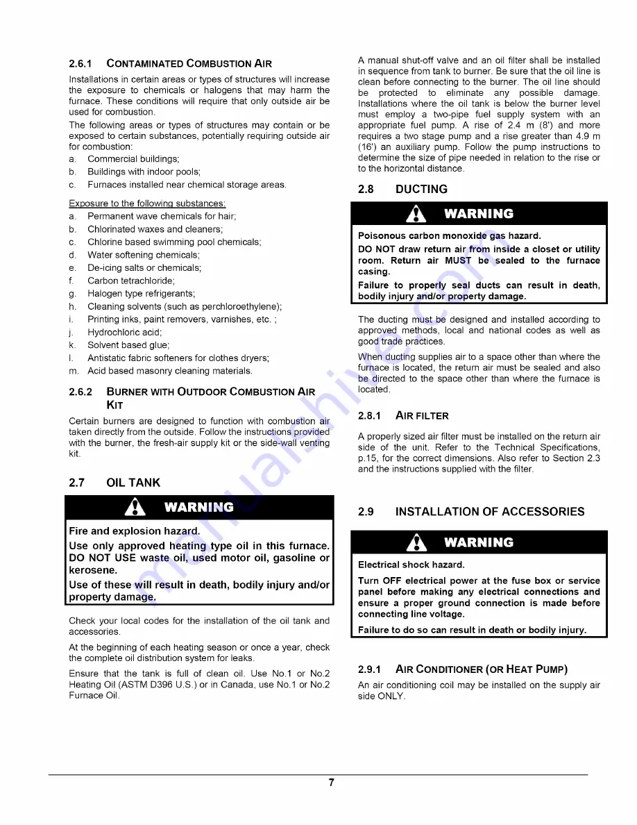 Dettson AMT400B34-SM1 PMA Installation Instructions And Homeowner'S Manual Download Page 29