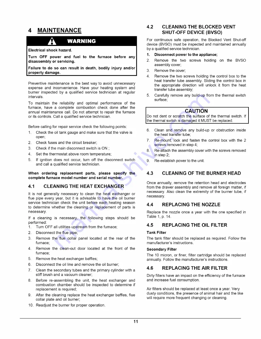 Dettson AMT400B34-SM1 PMA Installation Instructions And Homeowner'S Manual Download Page 77