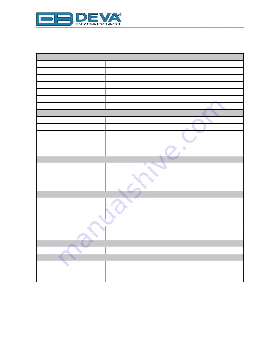 DEVA Broadcast DB46 Maintenance And Operation Instruction Manual Download Page 8