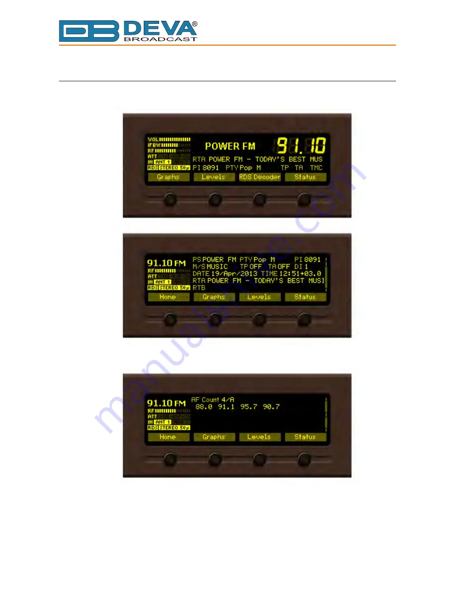 DEVA Broadcast DB7000 Maintenance And Operating Instructions Download Page 43