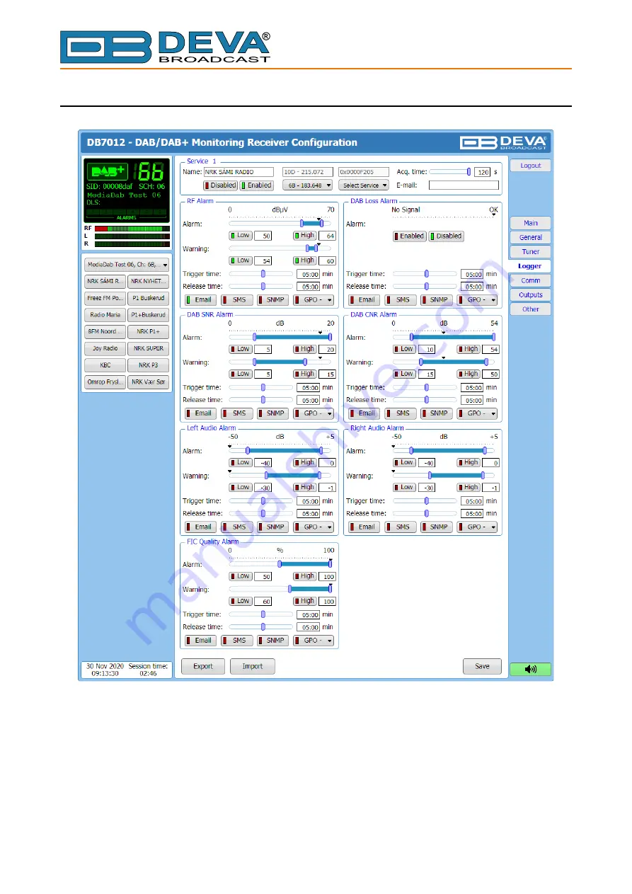 DEVA Broadcast DB7012 Скачать руководство пользователя страница 46