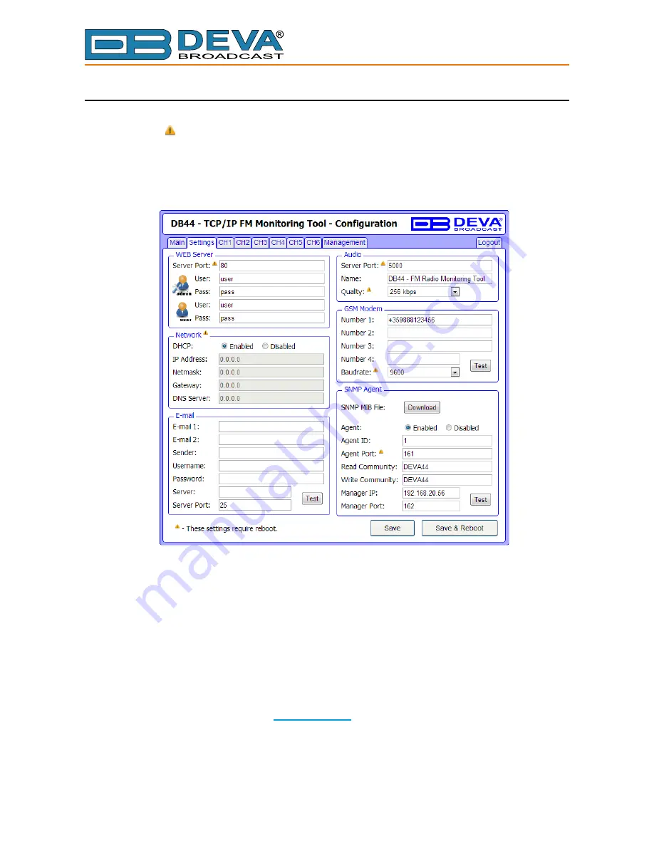 DEVA DB44 Maintenance And Operation Instruction Manual Download Page 32