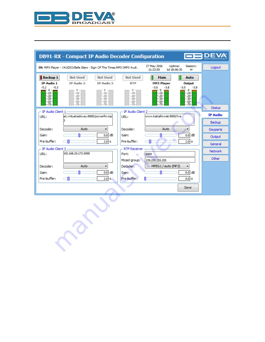 DEVA DB91-RX Maintenance And Operation Instruction Manual Download Page 20