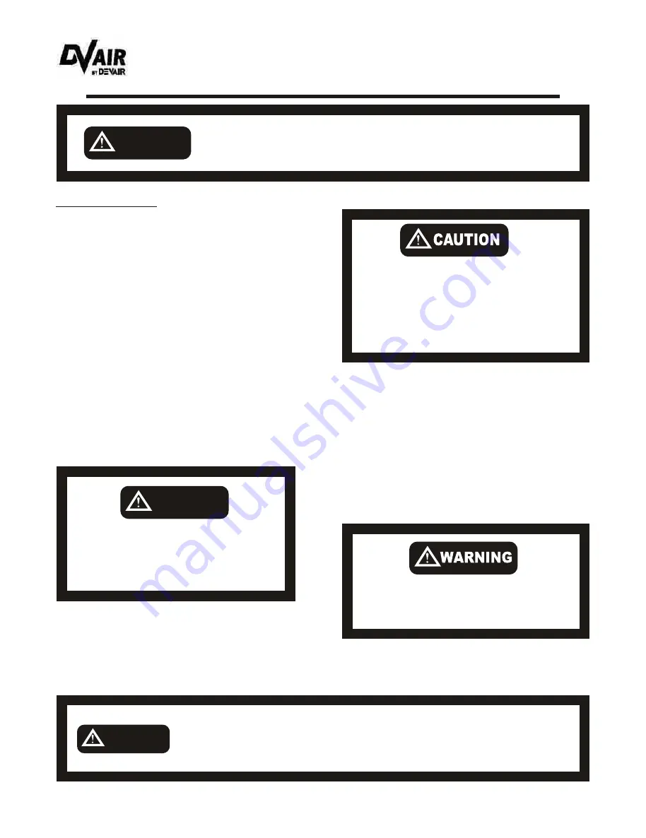 Devair HDI-01 Installation Maintenance And Service Manual Download Page 19