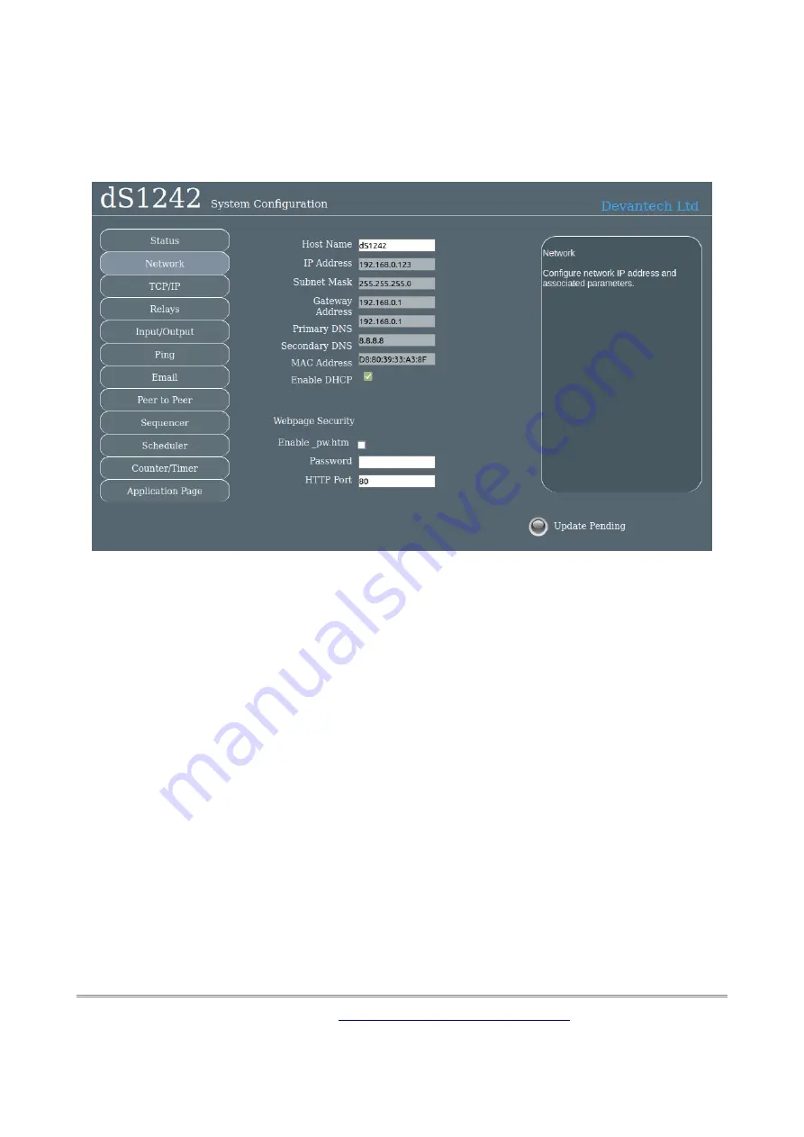 Devantech dS1242 User Manual Download Page 12