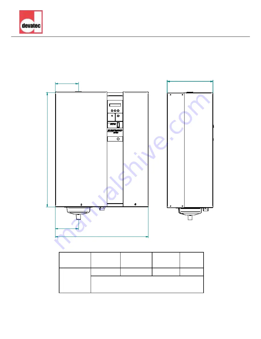 Devatec ELECTROVAP RTH-LC Скачать руководство пользователя страница 6