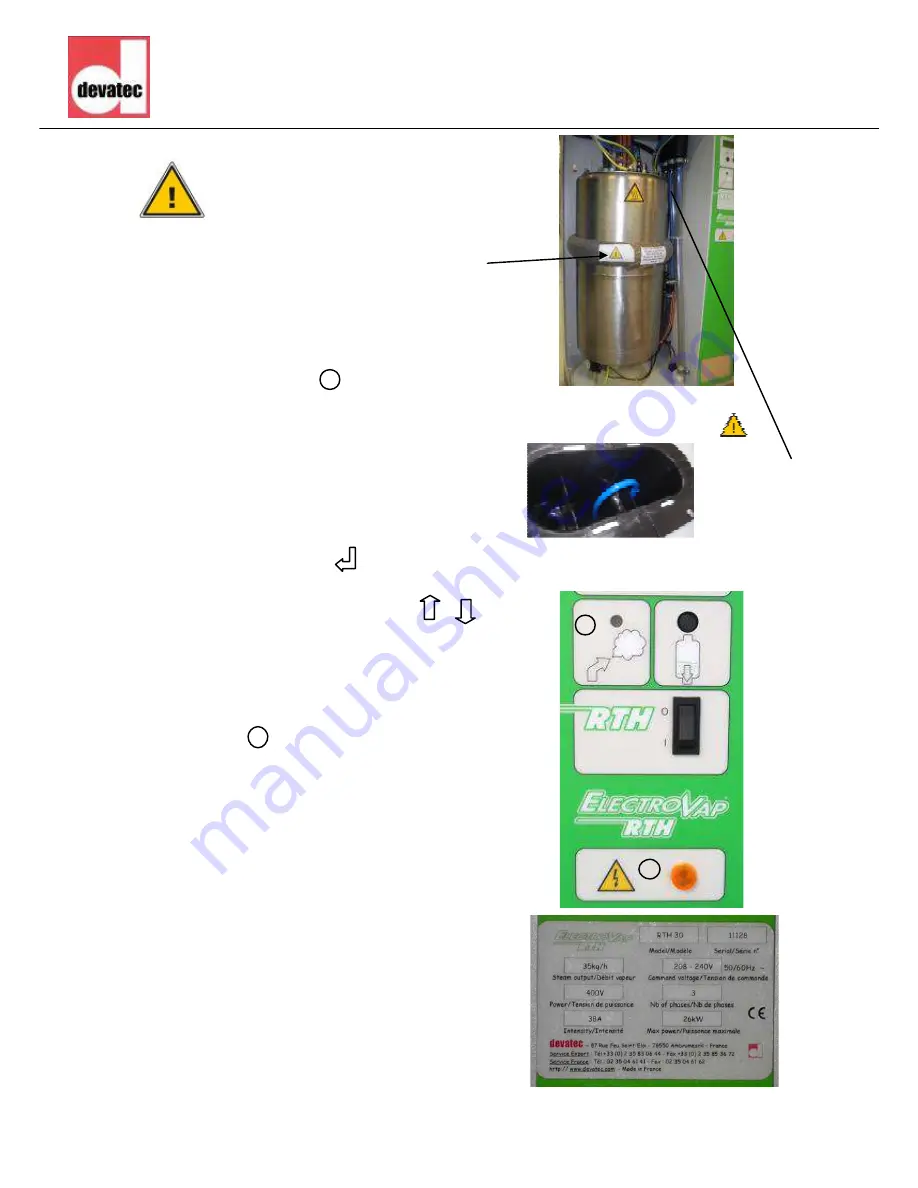 Devatec ELECTROVAP RTH-LC Скачать руководство пользователя страница 37