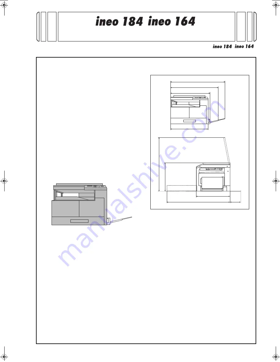 Develop ineo 164 Installation Manual Download Page 1