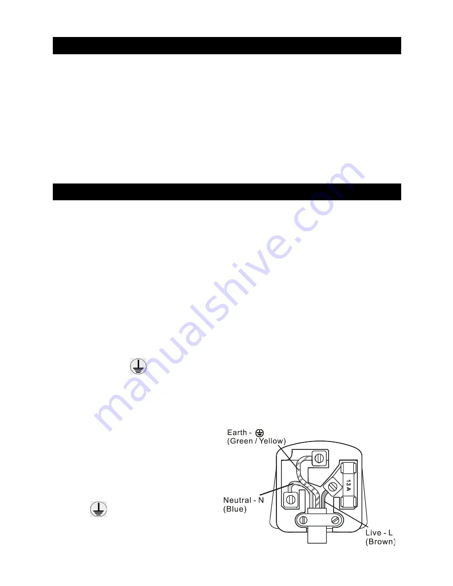 DEVOLA 1.5KW GLASS PANEL HEATER Operating Instructions Manual Download Page 8