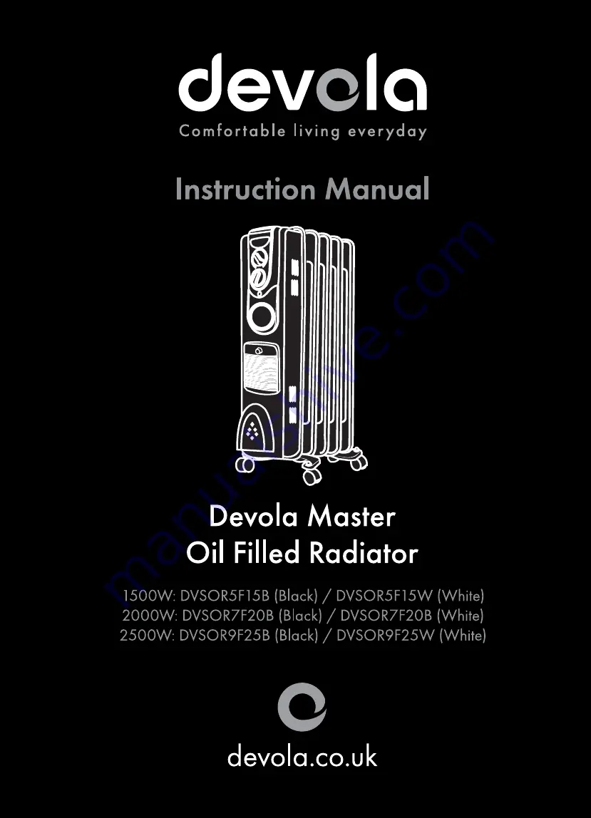 DEVOLA DVSOR5F15B Instruction Manual Download Page 1