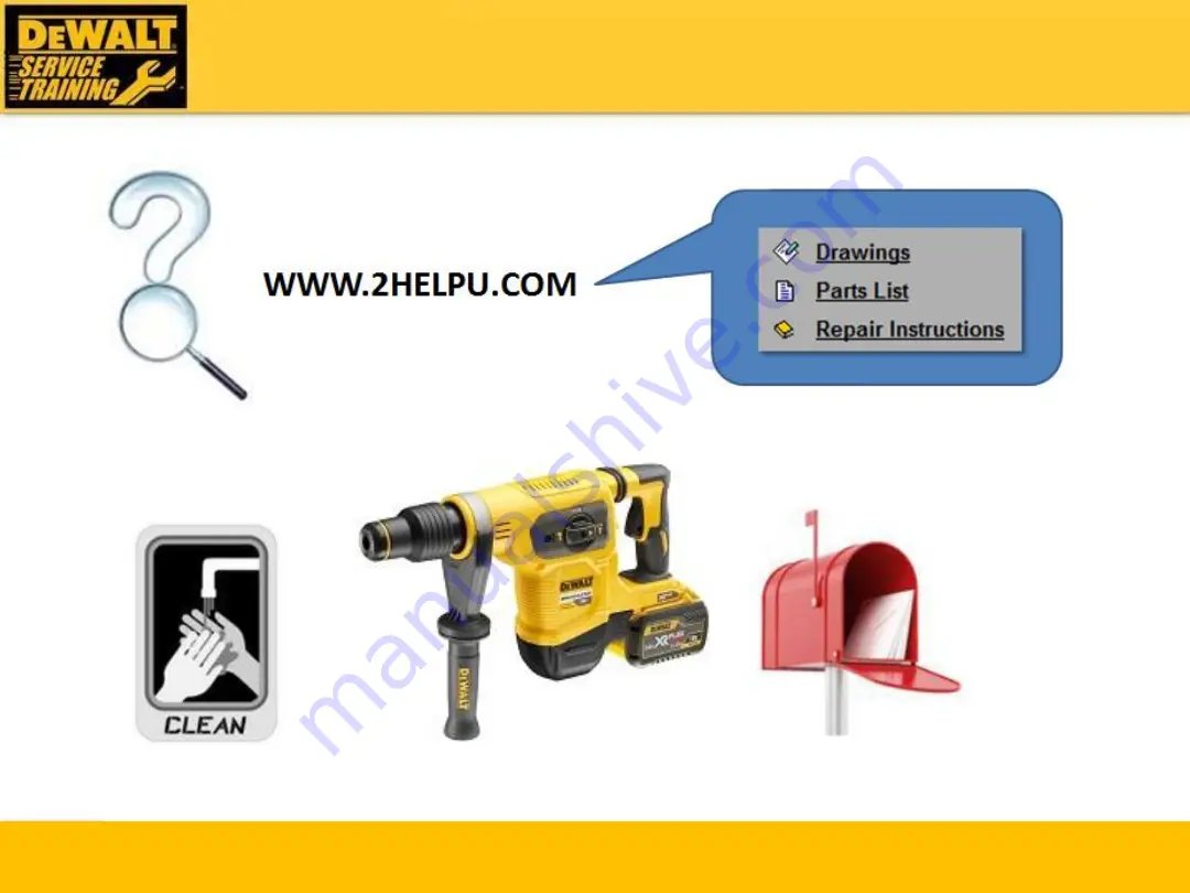 DeWalt D25481K Manual Download Page 117