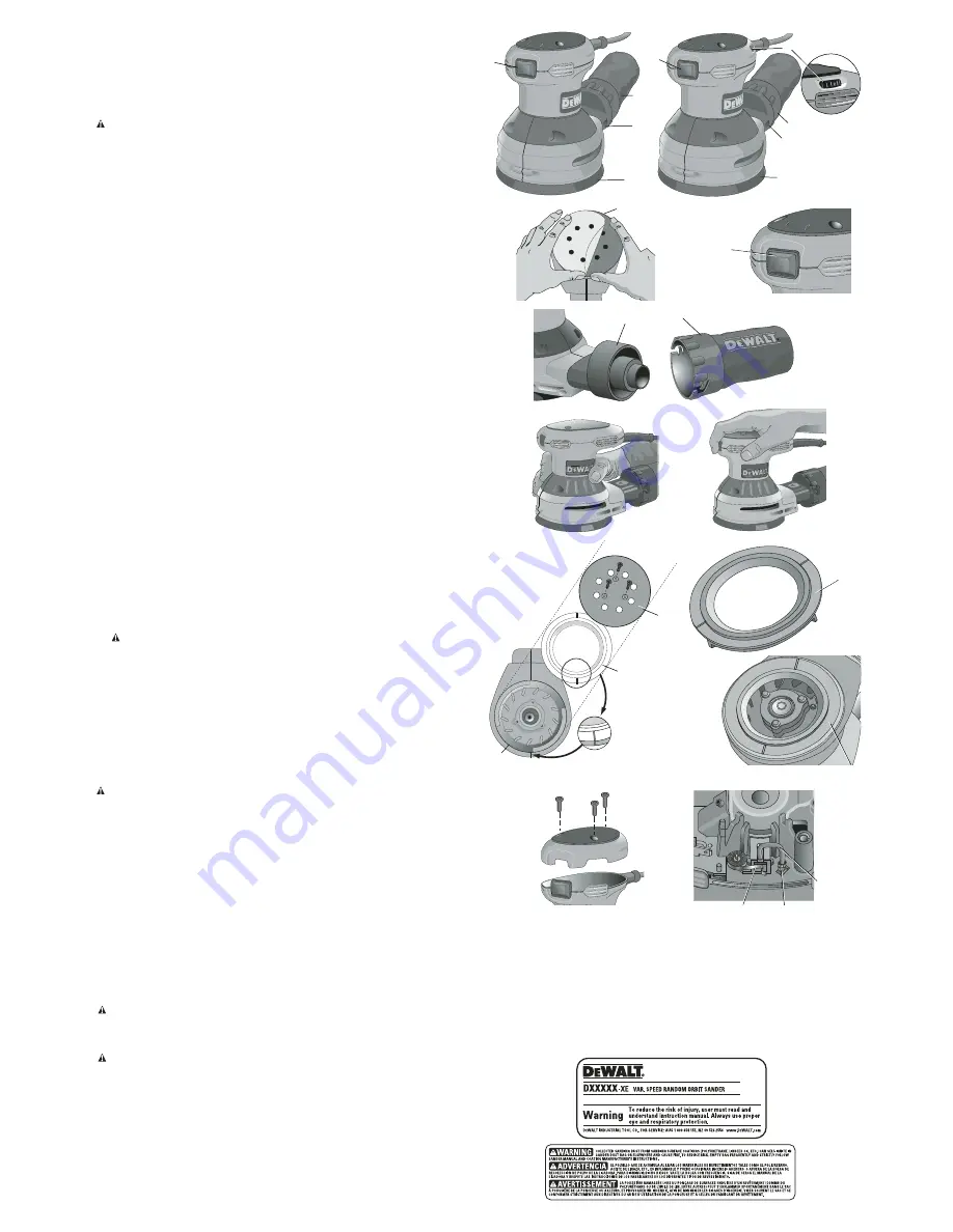 DeWalt D26450-XE Instruction Manual Download Page 2