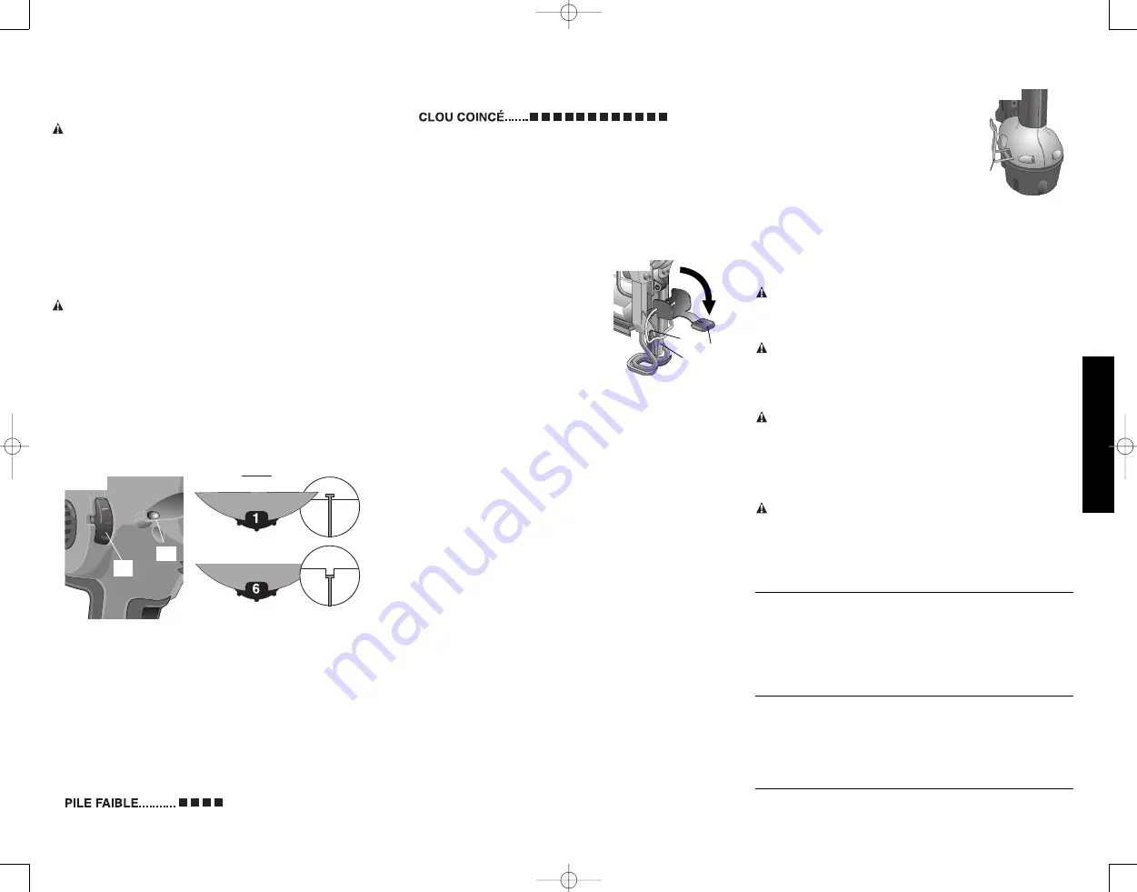 DeWalt DC628 Instruction Manual Download Page 19