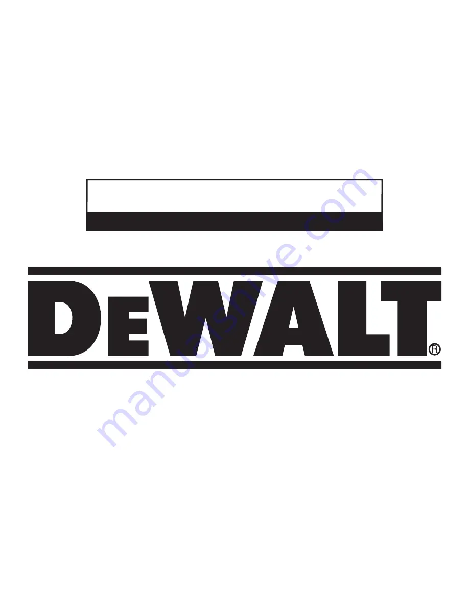 DeWalt DCBL590 Instruction Manual Download Page 1