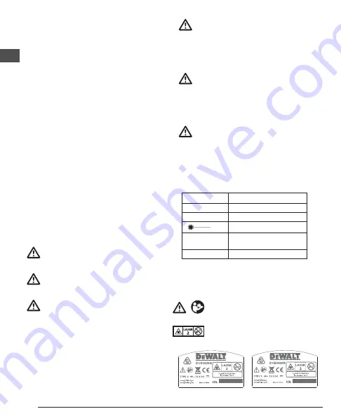 DeWalt DCE0825G Manual Download Page 26