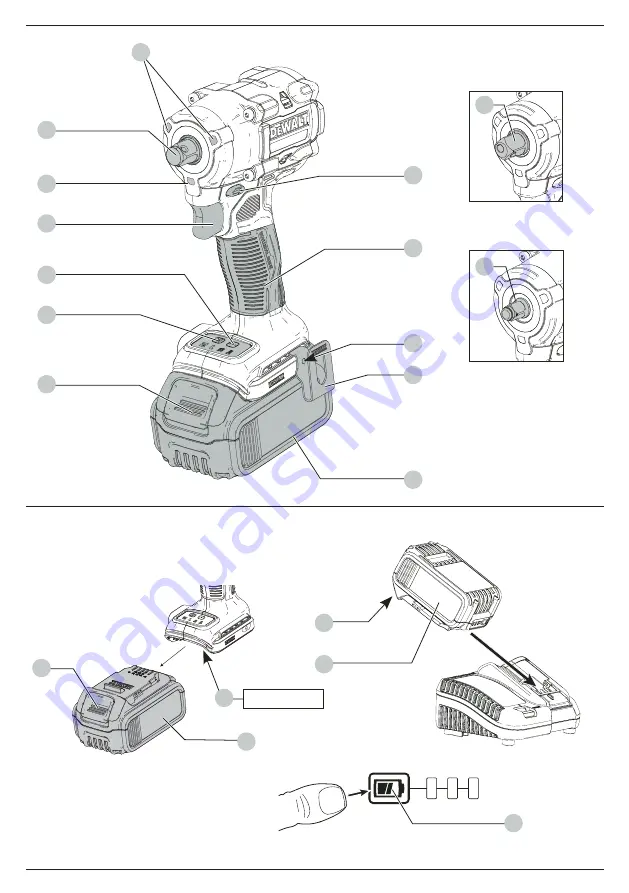 DeWalt DCF921 Original Instructions Manual Download Page 3