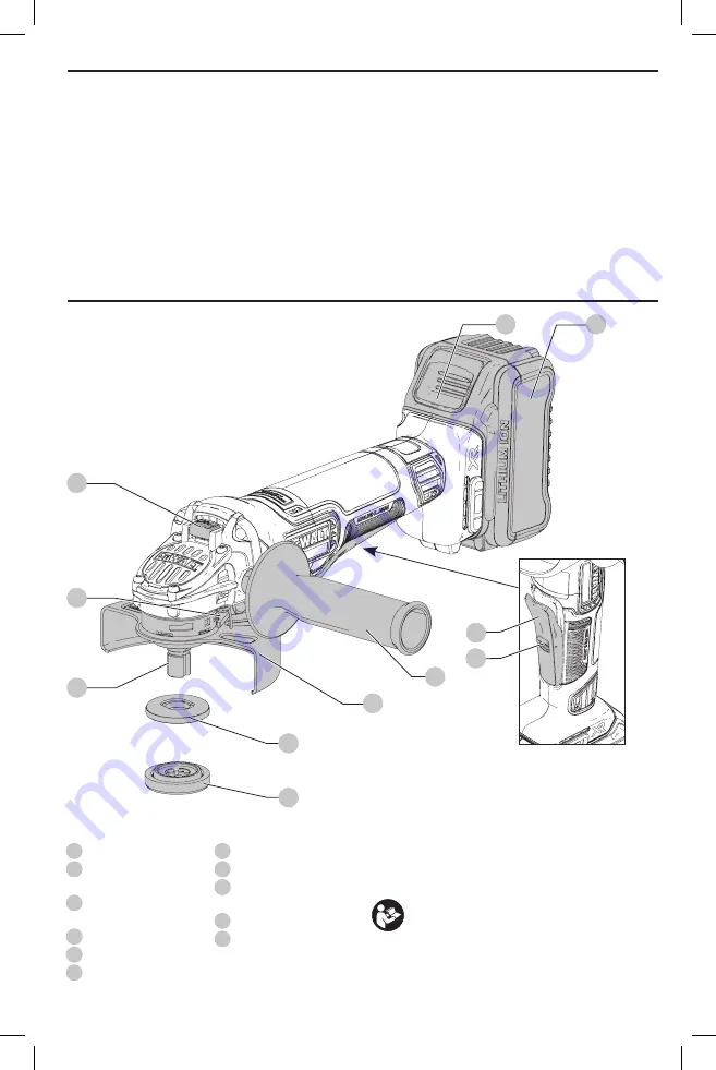 DeWalt DCG413 Instruction Manual Download Page 39