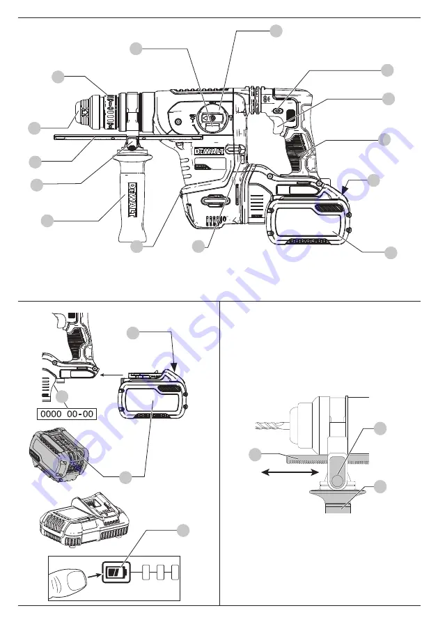 DeWalt DCH417 Скачать руководство пользователя страница 3