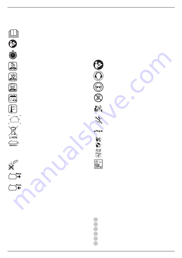 DeWalt DCM575 Original Instructions Manual Download Page 176