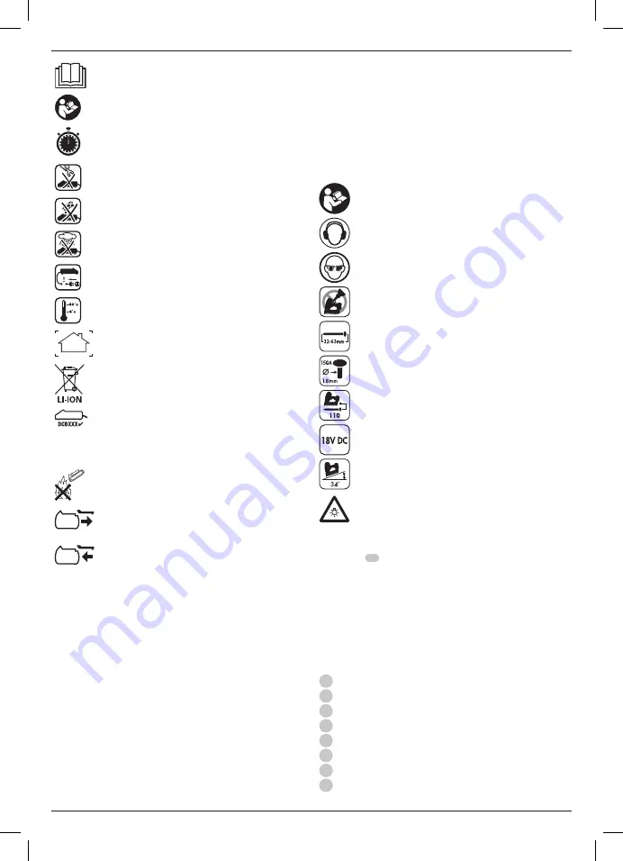 DeWalt DCN650 Original Instructions Manual Download Page 92