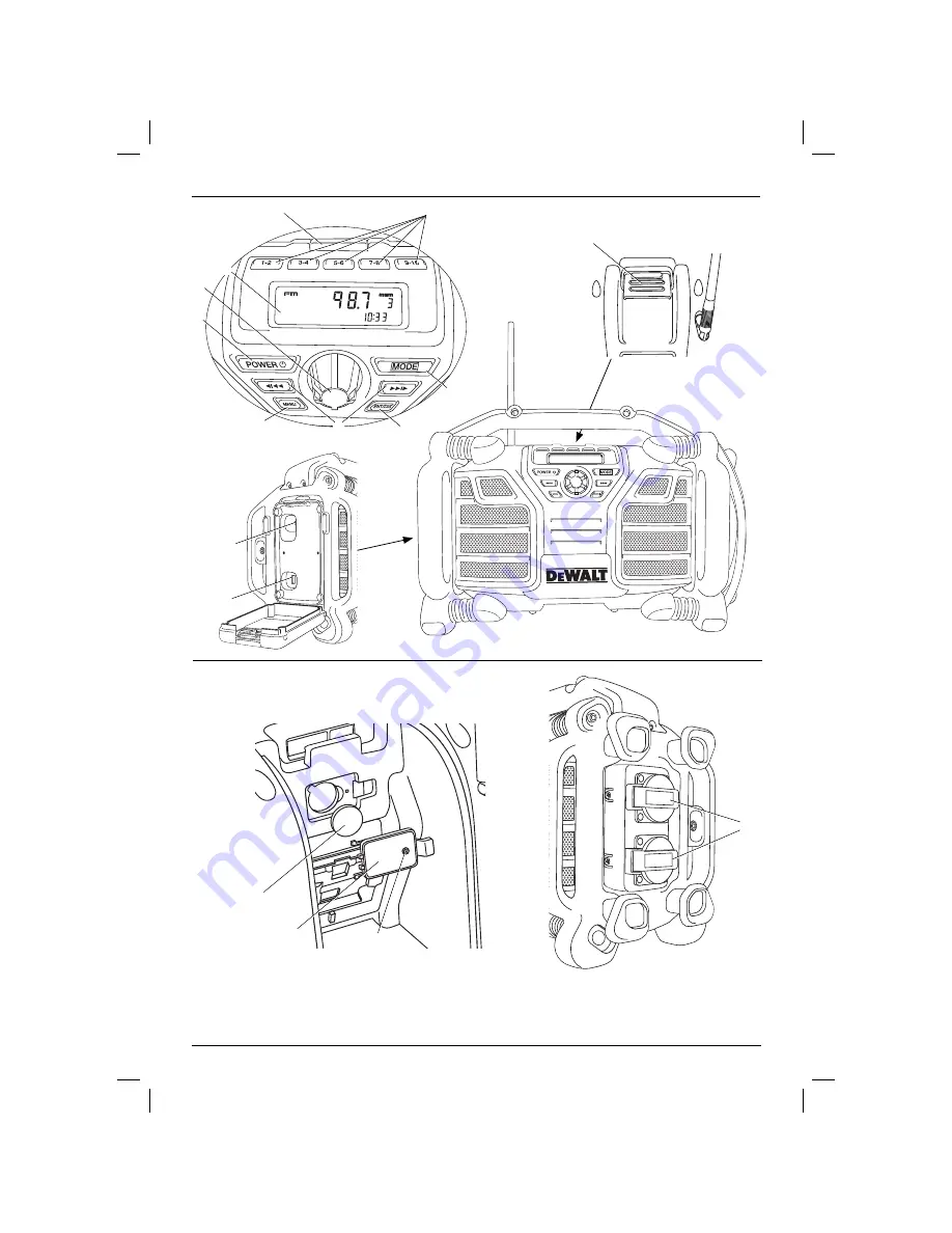 DeWalt DCR017 Original Instruction Download Page 3