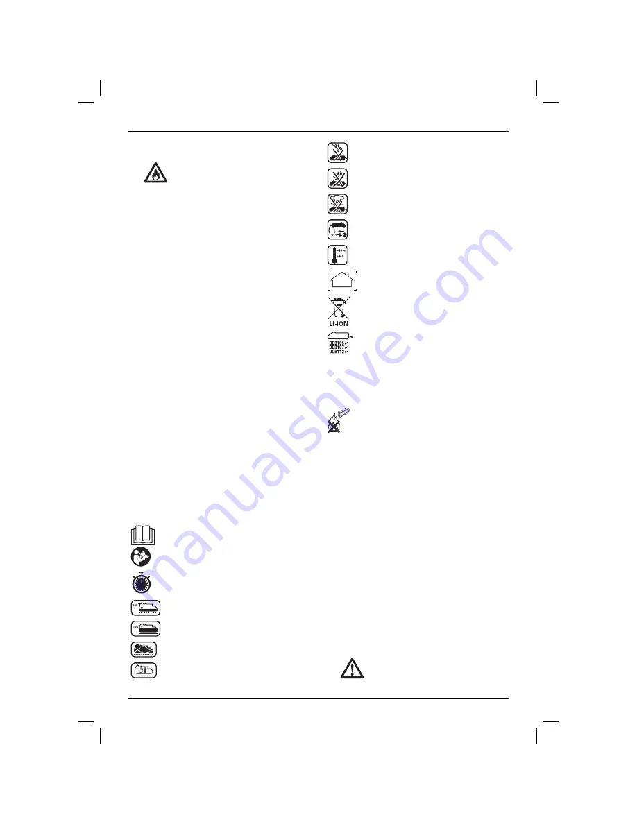 DeWalt DCS371 Original Instructions Manual Download Page 123