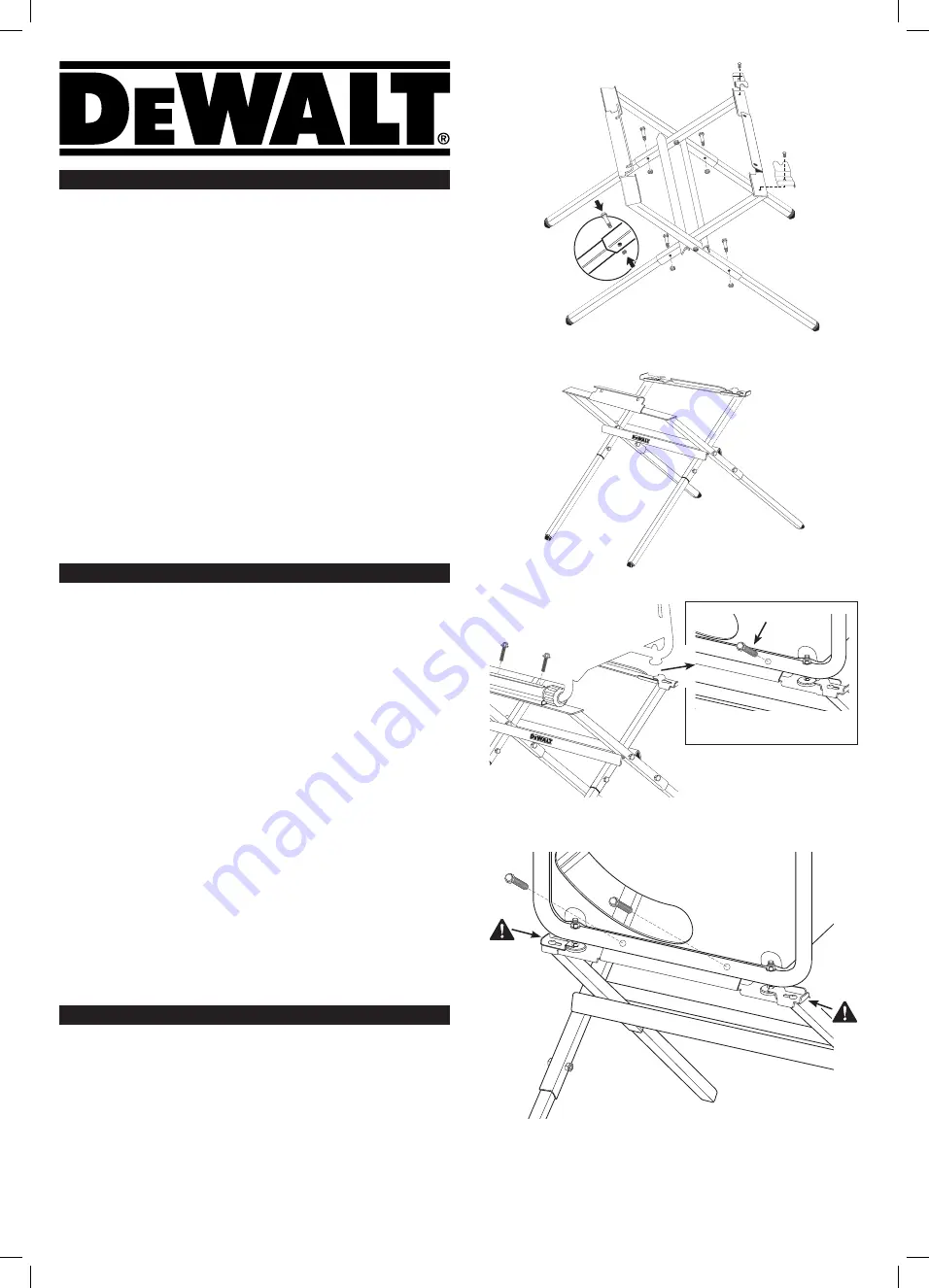 DeWalt DE7450 Quick Start Manual Download Page 1