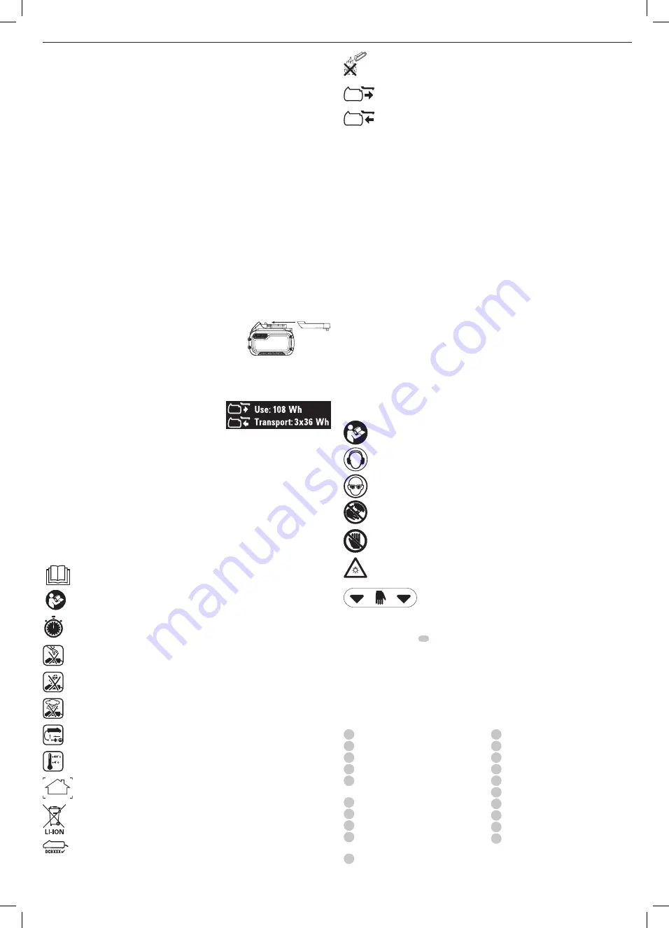 DeWalt DHS780 Original Instructions Manual Download Page 157