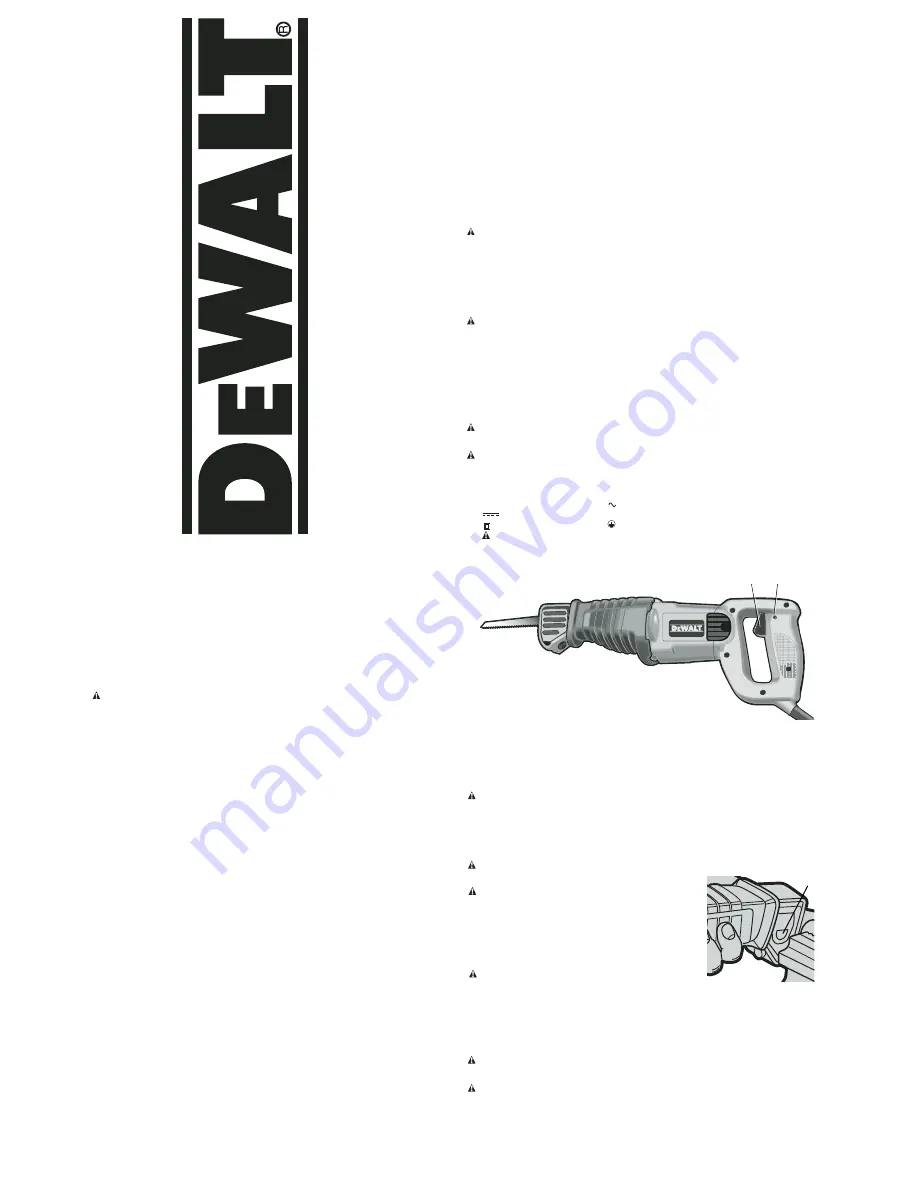 DeWalt DW304P-XE Скачать руководство пользователя страница 1