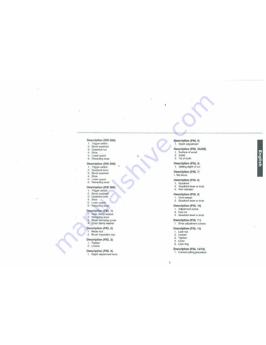 DeWalt DW352 Instruction Manual Download Page 6