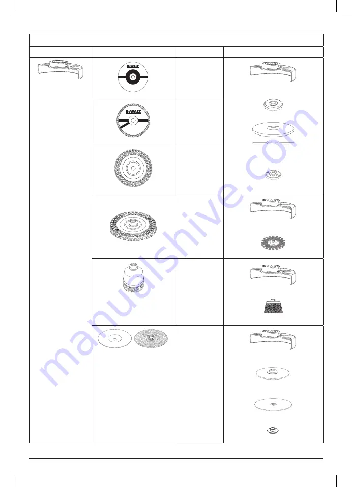 DeWalt DWE4206 Original Instructions Manual Download Page 168