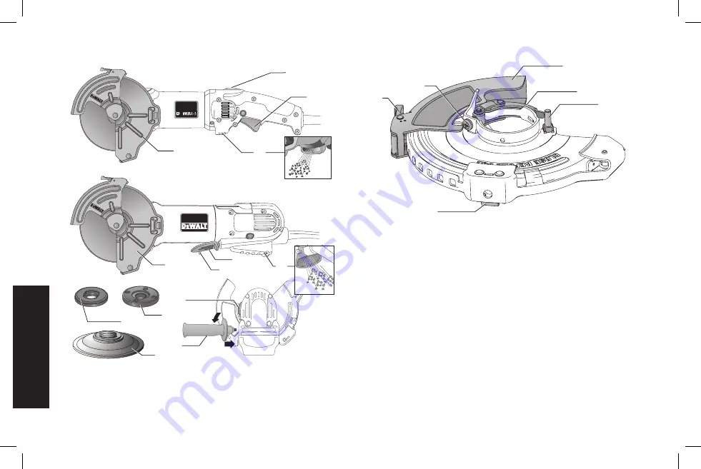 DeWalt DWE46044 Instruction Manual Download Page 58