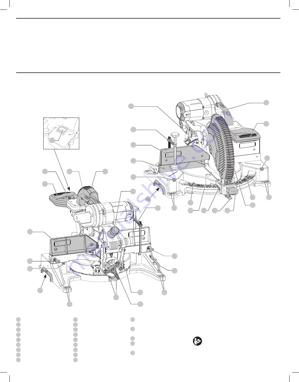 DeWalt DWS716 Instruction Manual Download Page 16