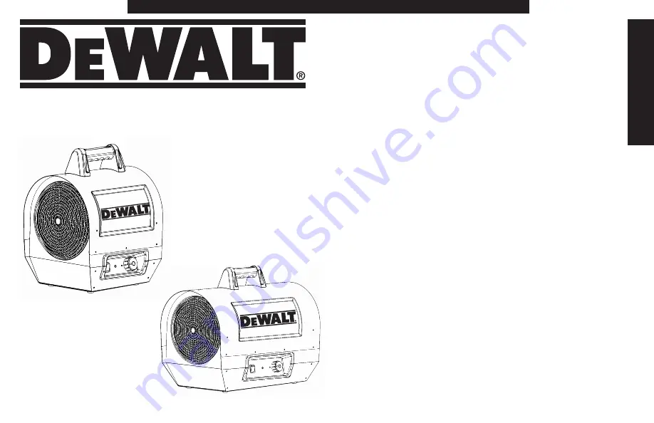 DeWalt DXH1000 Instruction Manual Download Page 23