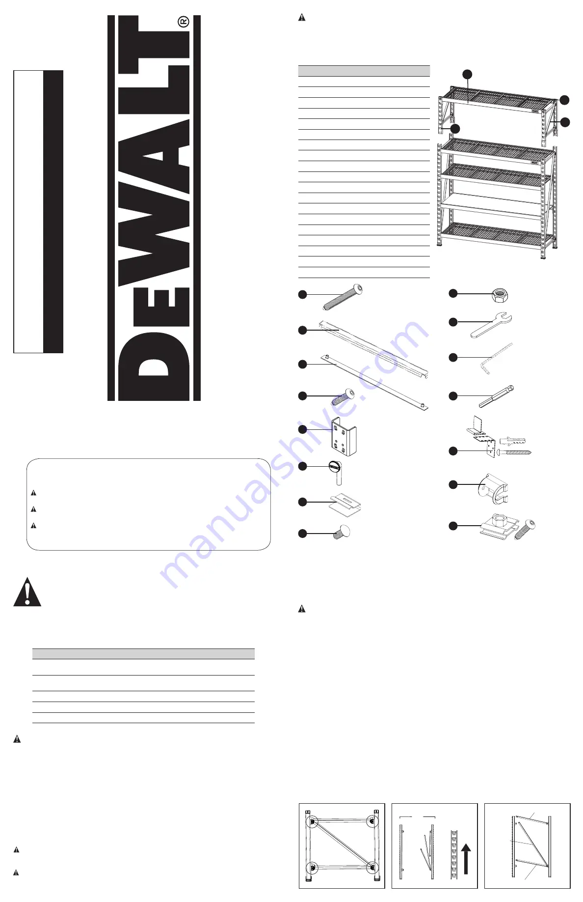 DeWalt DXST10000EXT Instruction Manual Download Page 1