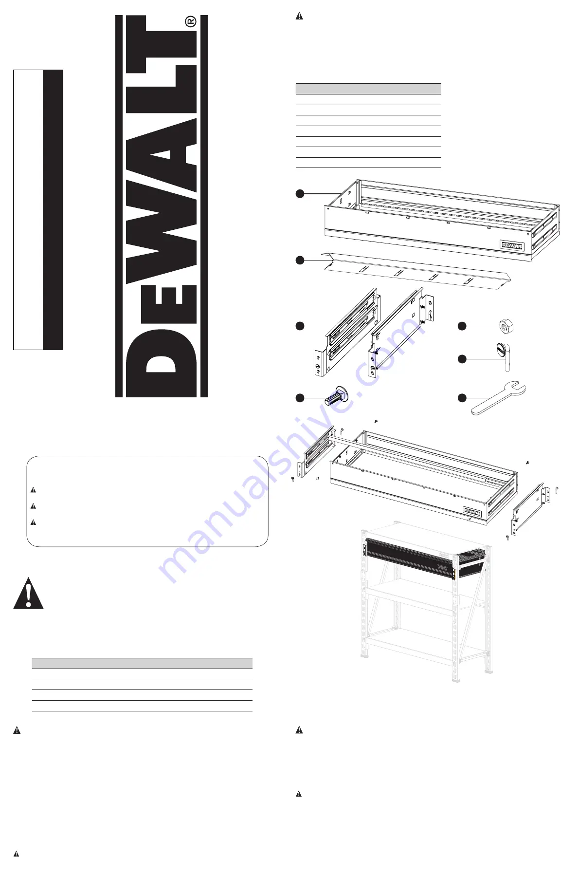 DeWalt DXST4500DK Instruction Manual Download Page 1